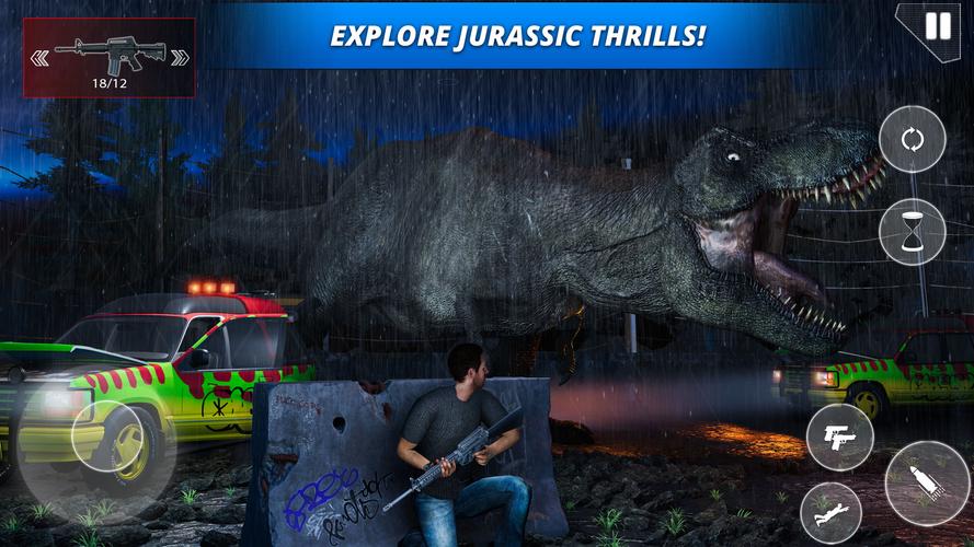 Jurassic Zoo Dinosaur Hunting captura de pantalla 