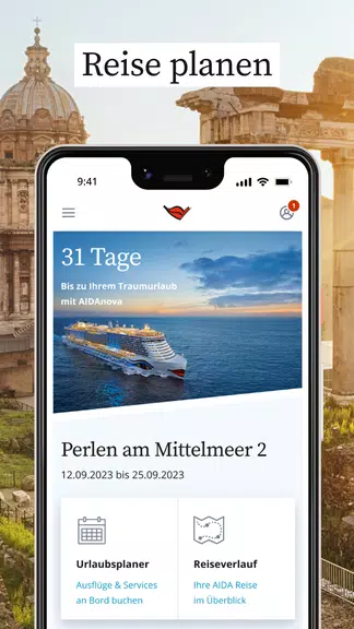 AIDA Cruises ဖန်သားပြင်ဓာတ်ပုံ 1