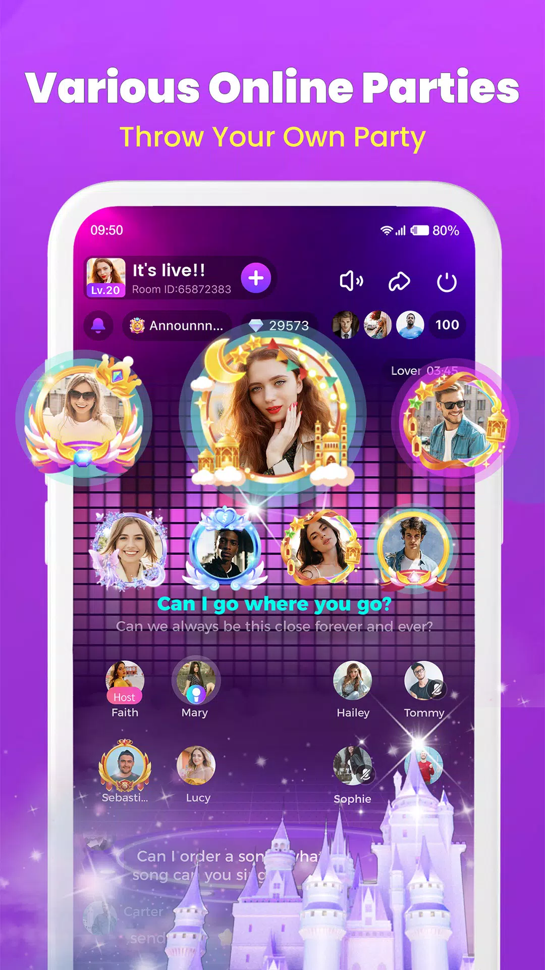 Screenshot Hiya-Group Voice Chat 3