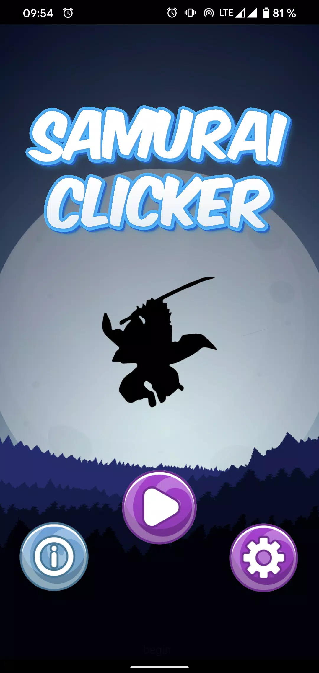 Samurai Clicker Screenshot 1