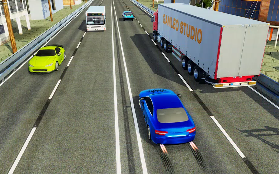 Real Highway Traffic Car Race ảnh chụp màn hình 2