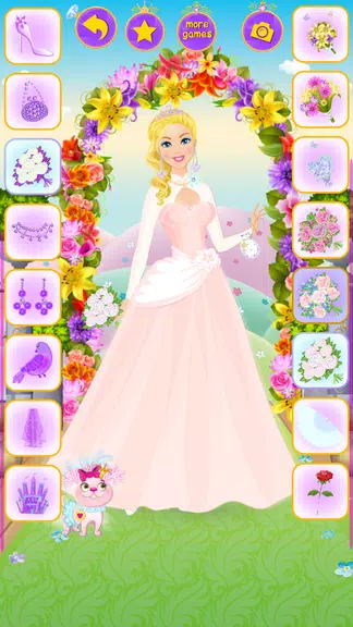 Princess Wedding Dress Up Game Screenshot 2