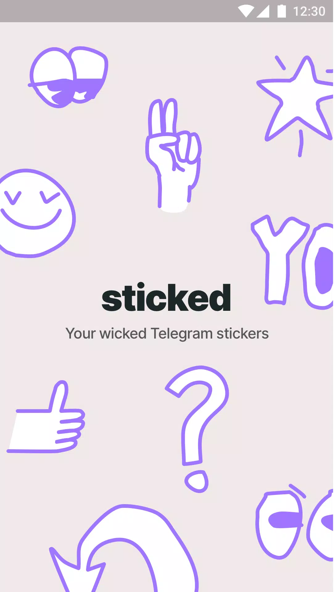 Sticked - Telegram stickers应用截图第1张