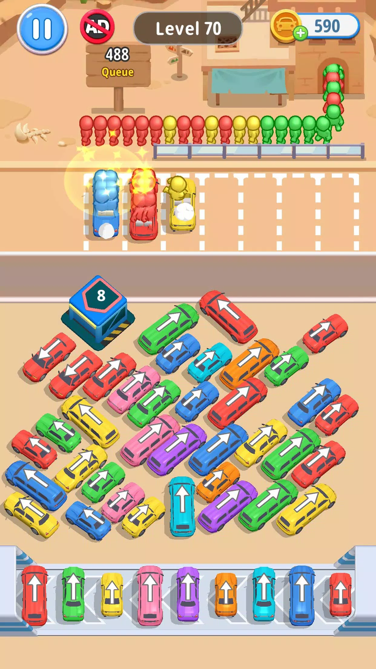 Car Jam Solver экрана 3