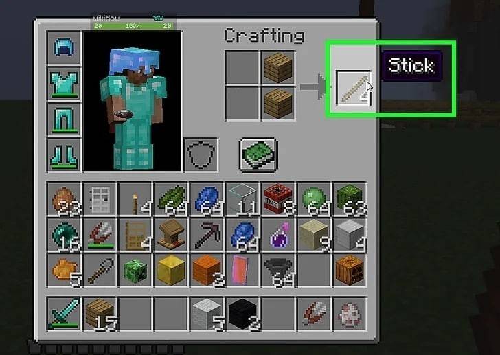 Fabricando palos a partir de tablones de madera