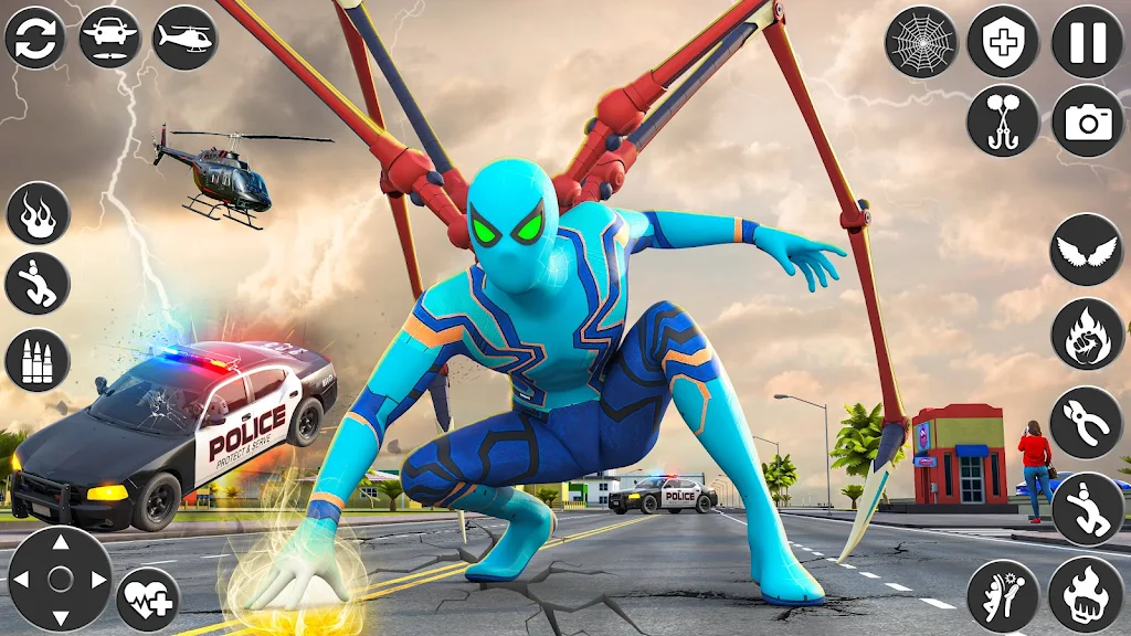 Rope Hero Game- Spider Game 3D zrzut ekranu 3