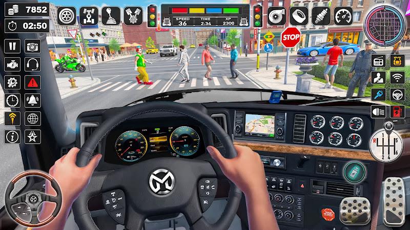 Truck Driving School Games Pro экрана 4