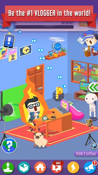 Vlogger Go Viral: Tuber Life Mod Screenshot 4