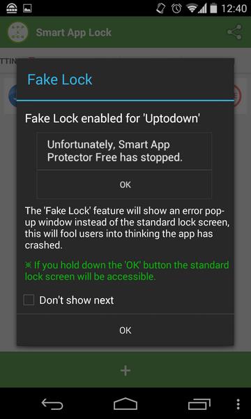 Smart App Lock zrzut ekranu 3