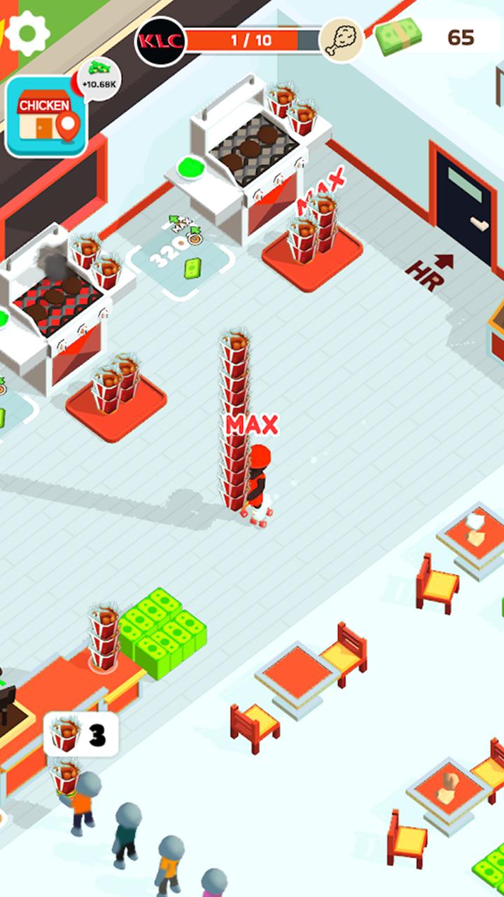 Idle Chicken- Restaurant Games captura de pantalla 