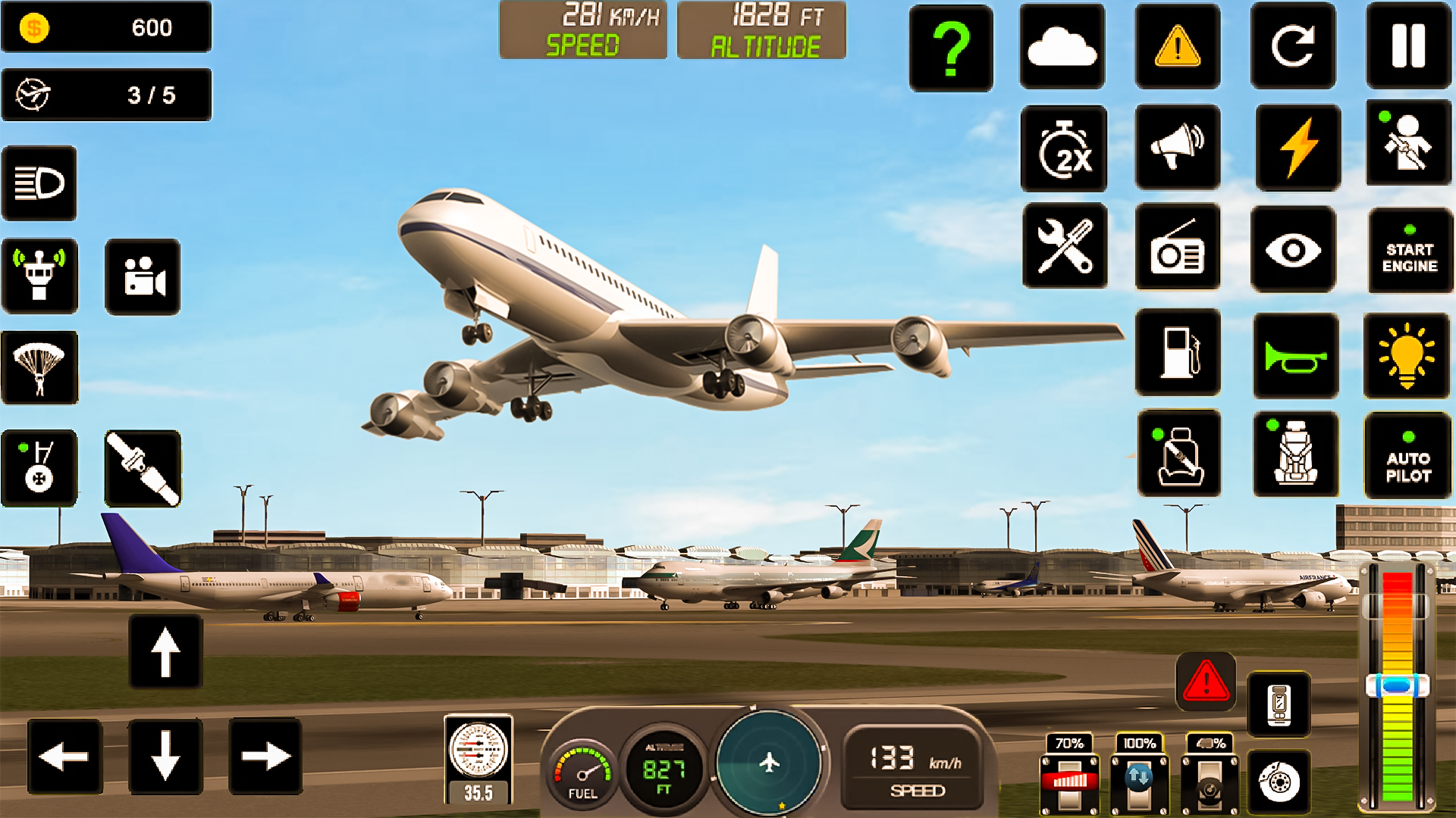 Extreme Flying Plane Simulator screenshot 1