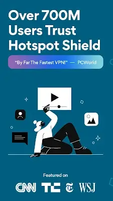 HotspotShield VPN & Wifi Proxy应用截图第1张