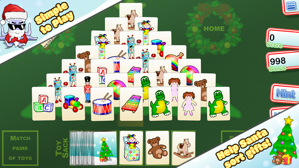 Christmas Tree Solitaire screenshot 1