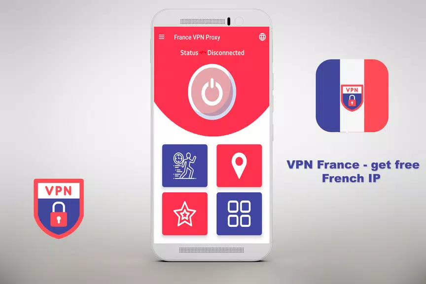 VPN Free - get free French IP Security  ⭐️⭐️⭐️⭐️⭐️ ekran görüntüsü 3