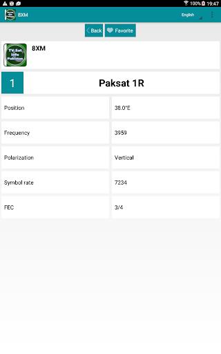 TV Sat Info Pakistan Screenshot 1