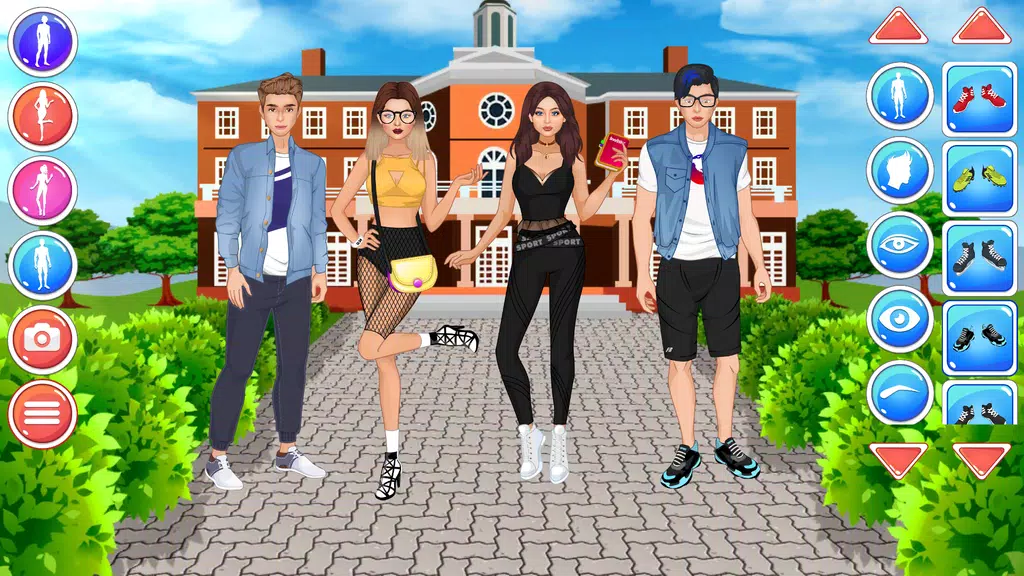 Screenshot Vestir Equipe de Amigos Escola 2