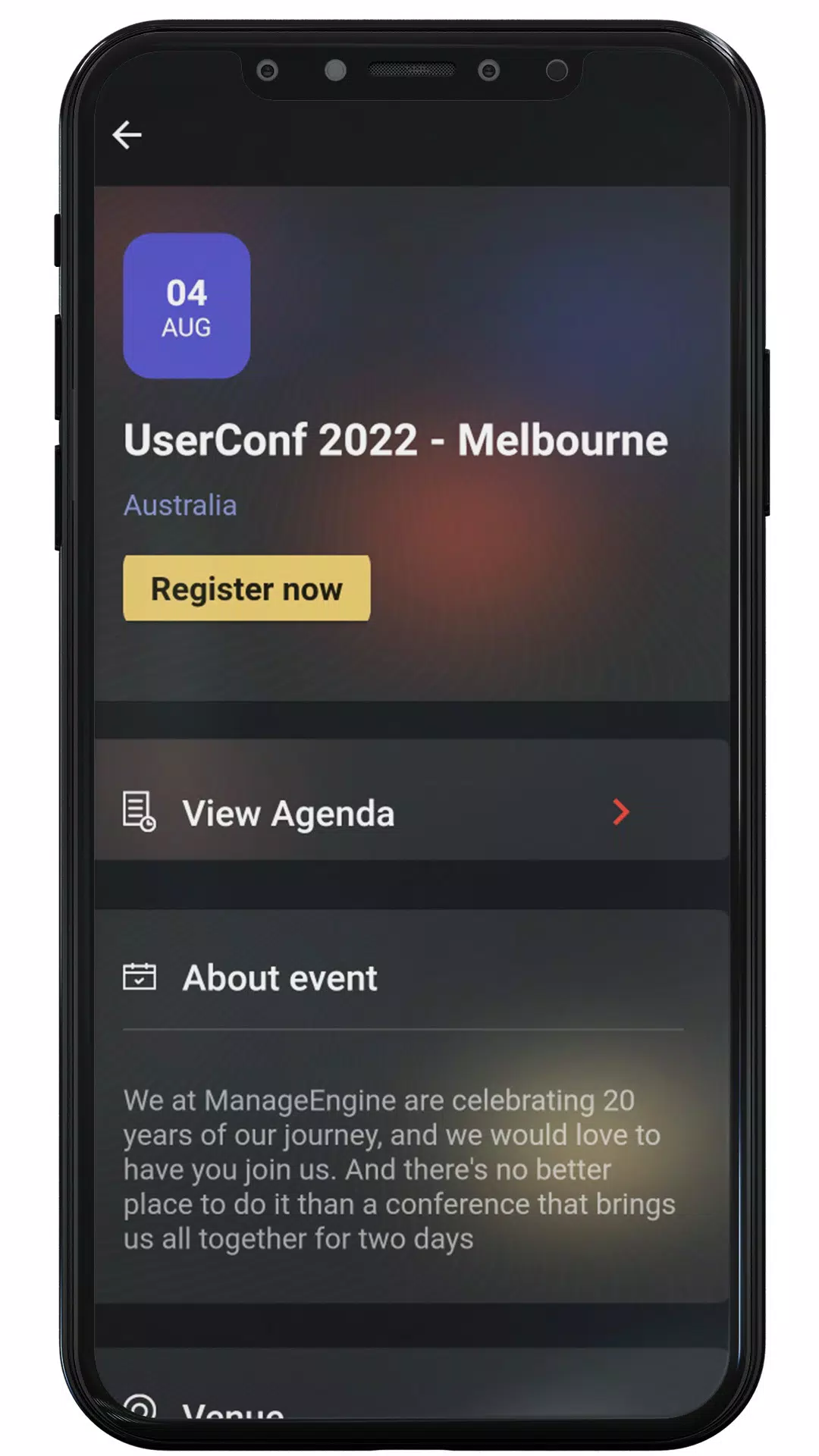 ManageEngine Events screenshot 4