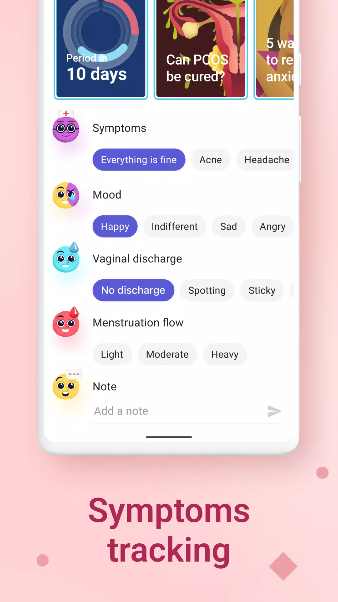 Clover－Period & Cycle Tracker ekran görüntüsü 4