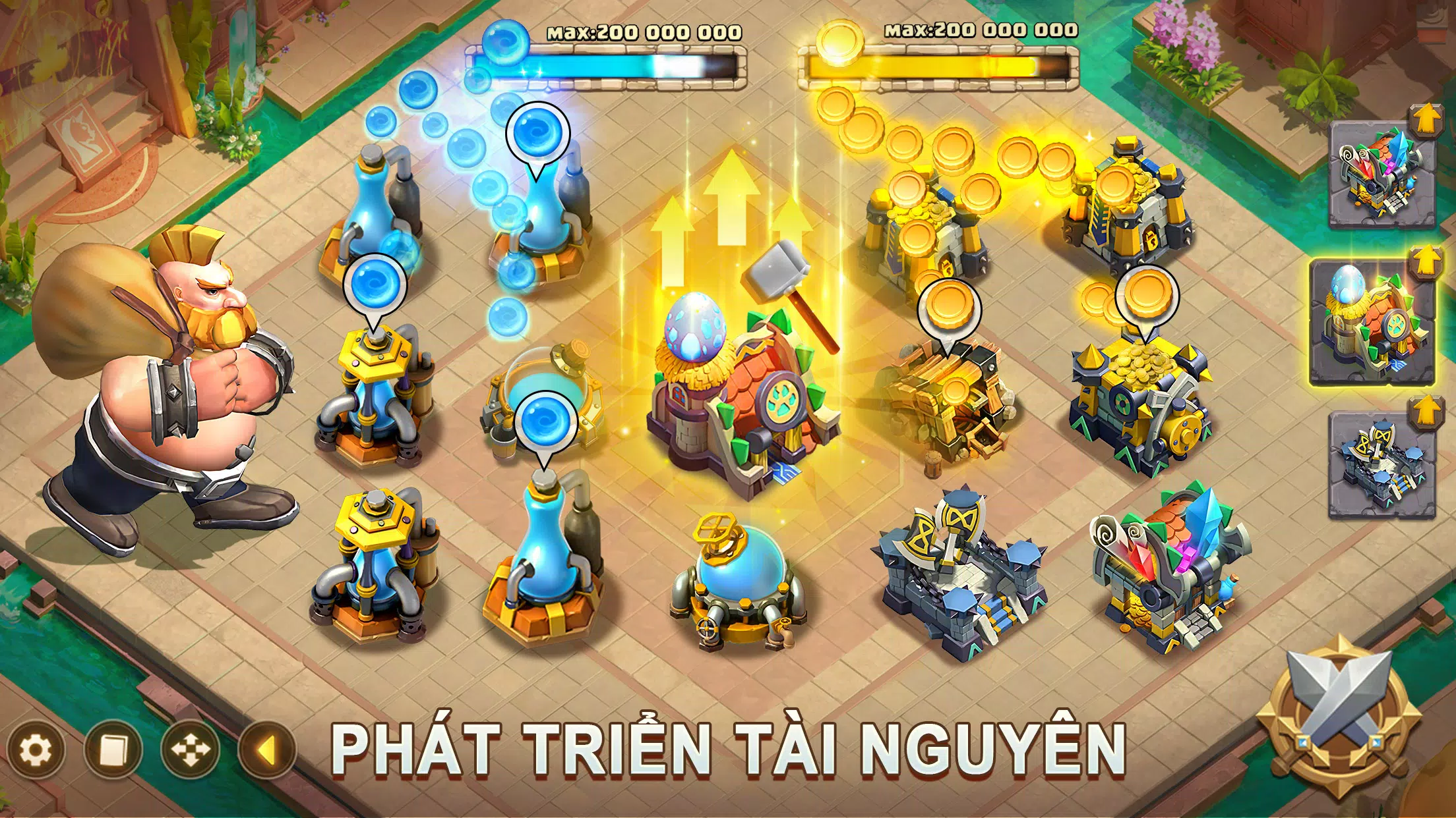 CastleClash:Quyết Chiến-Gamota captura de pantalla 