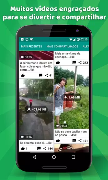 Vídeos Loucos Screenshot 2