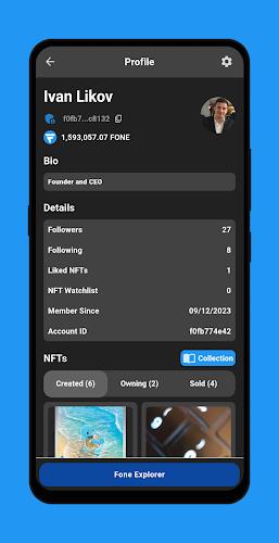 Fone Network AI, Earning, NFTs स्क्रीनशॉट 3