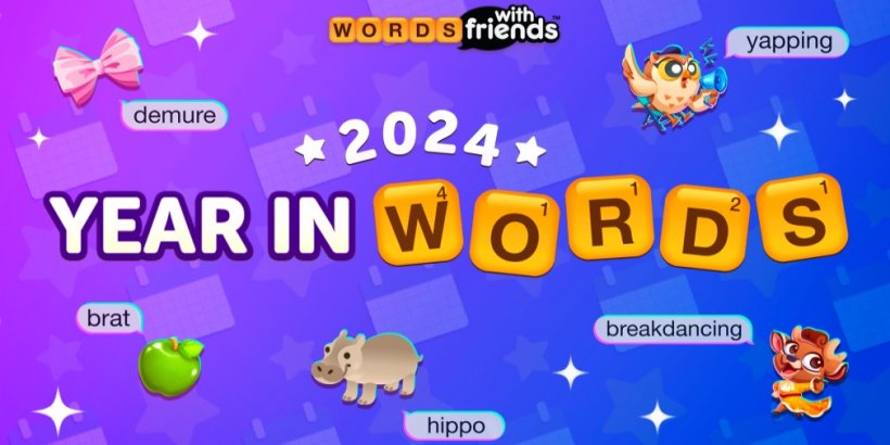 Words With Friends récapitule les meilleurs moments de 2024 avec la fonctionnalité Your Year in Words