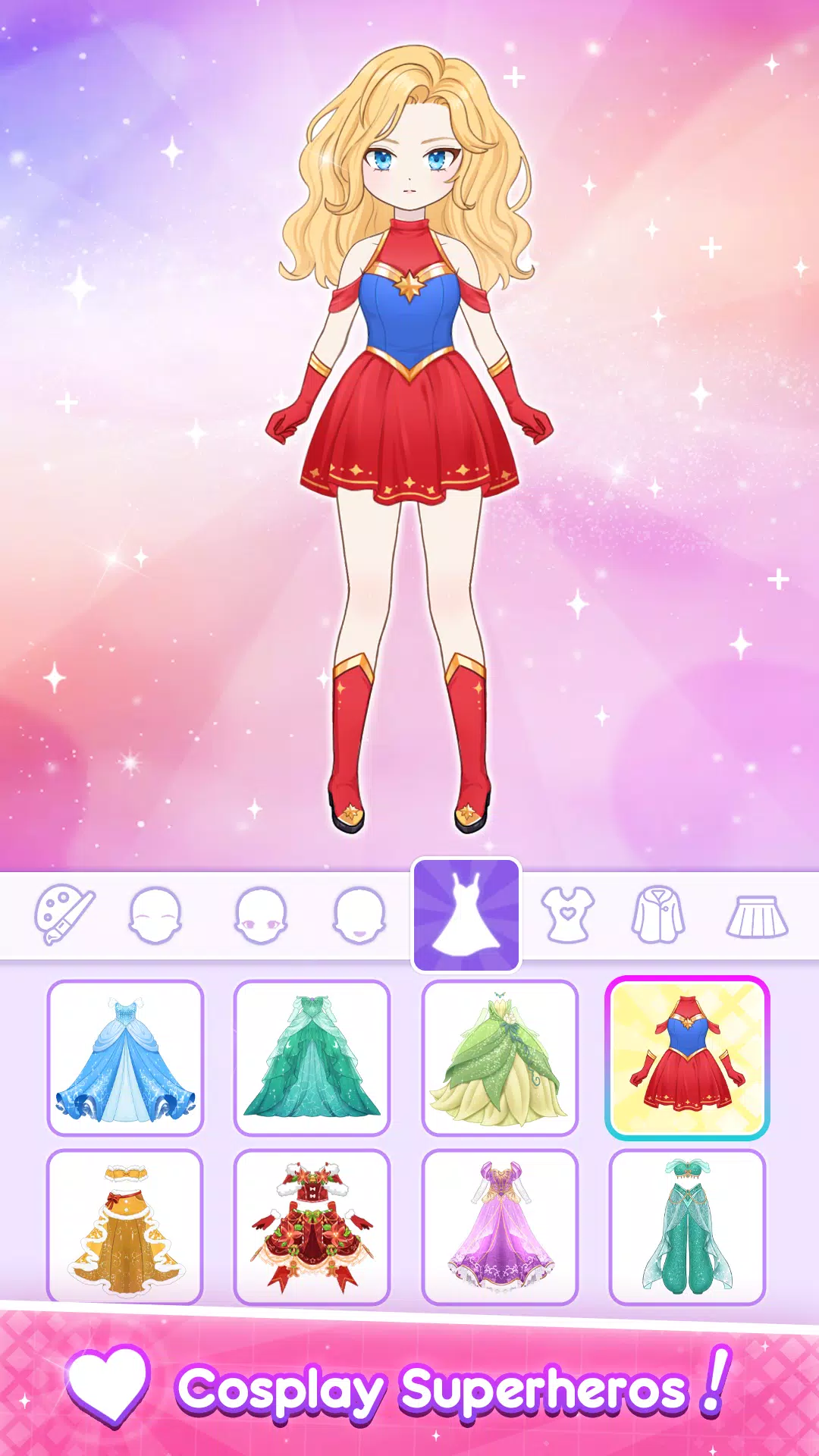 Anime Dress Up - Doll Dress Up captura de pantalla 