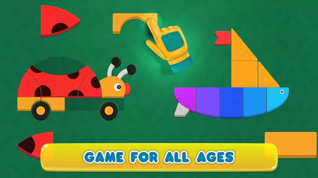 Cosmo Shapes Puzzles for kids Screenshot 2