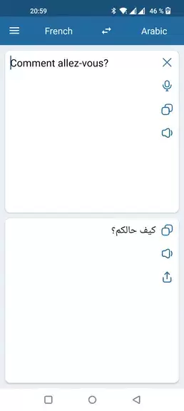 French Arabic Translator captura de pantalla 