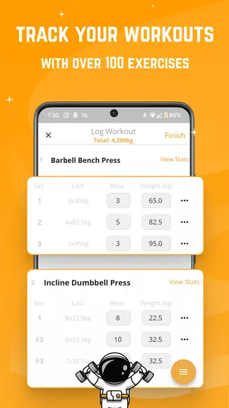 Stronger - Workout Gym Tracker ဖန်သားပြင်ဓာတ်ပုံ 1