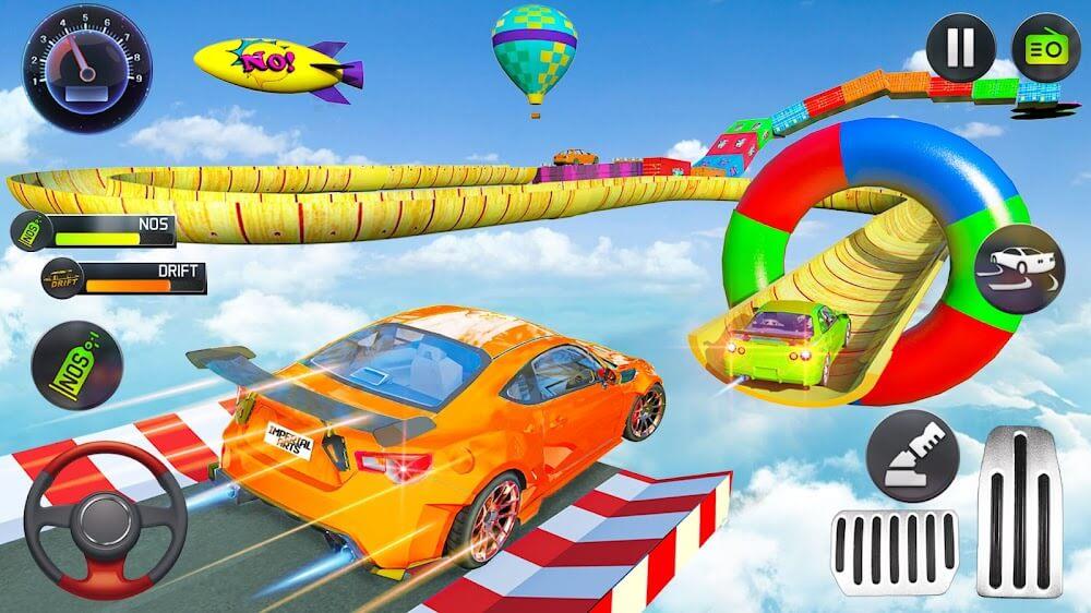 Mega Ramp Car Stunts Race स्क्रीनशॉट 1