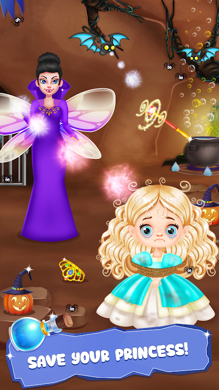 Princess life love story games captura de pantalla 