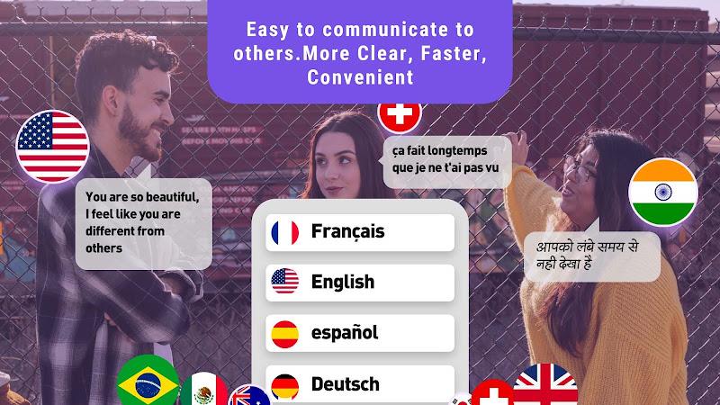 Translate Less with Text Voice captura de pantalla 