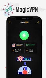 Magic VPN – VPN Fast & Secure ဖန်သားပြင်ဓာတ်ပုံ 3