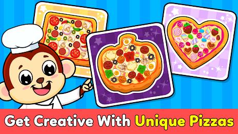 Timpy Pizza Kids Cooking Games Скриншот 1