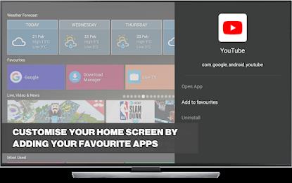 Super Smart TV Launcher экрана 4