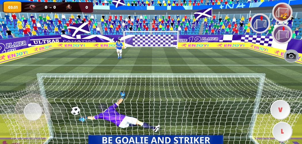 Goalie Wars Football Online zrzut ekranu 3