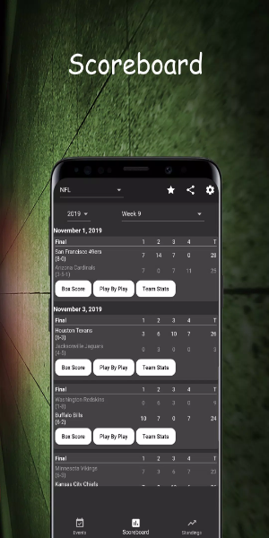 Screenshot Dofu Live NFL NBA NHL Baseball 3