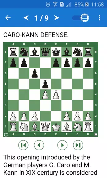 Chess Tactics in Caro-Kann ekran görüntüsü 1