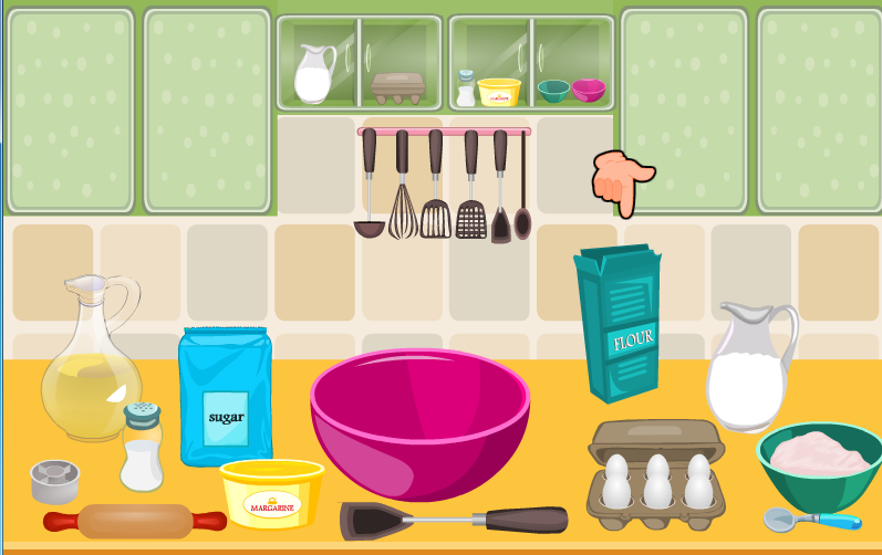 Cake Girls Games Cooking Games Mod экрана 1