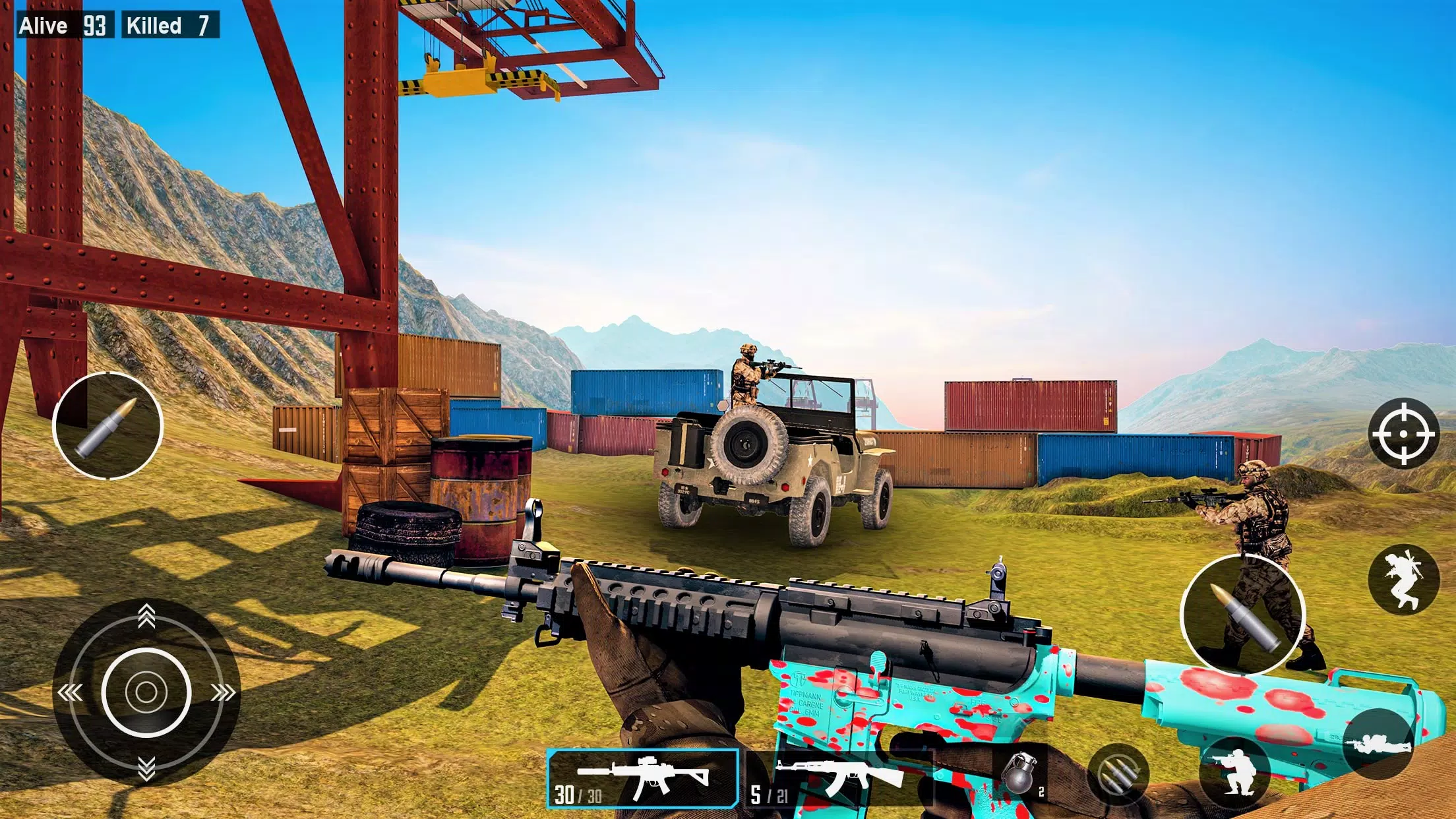 Commando Gun Shooting Games ဖန်သားပြင်ဓာတ်ပုံ 2