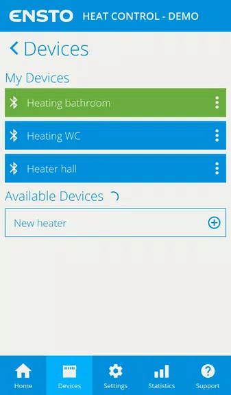 Ensto Heat Control App ekran görüntüsü 4