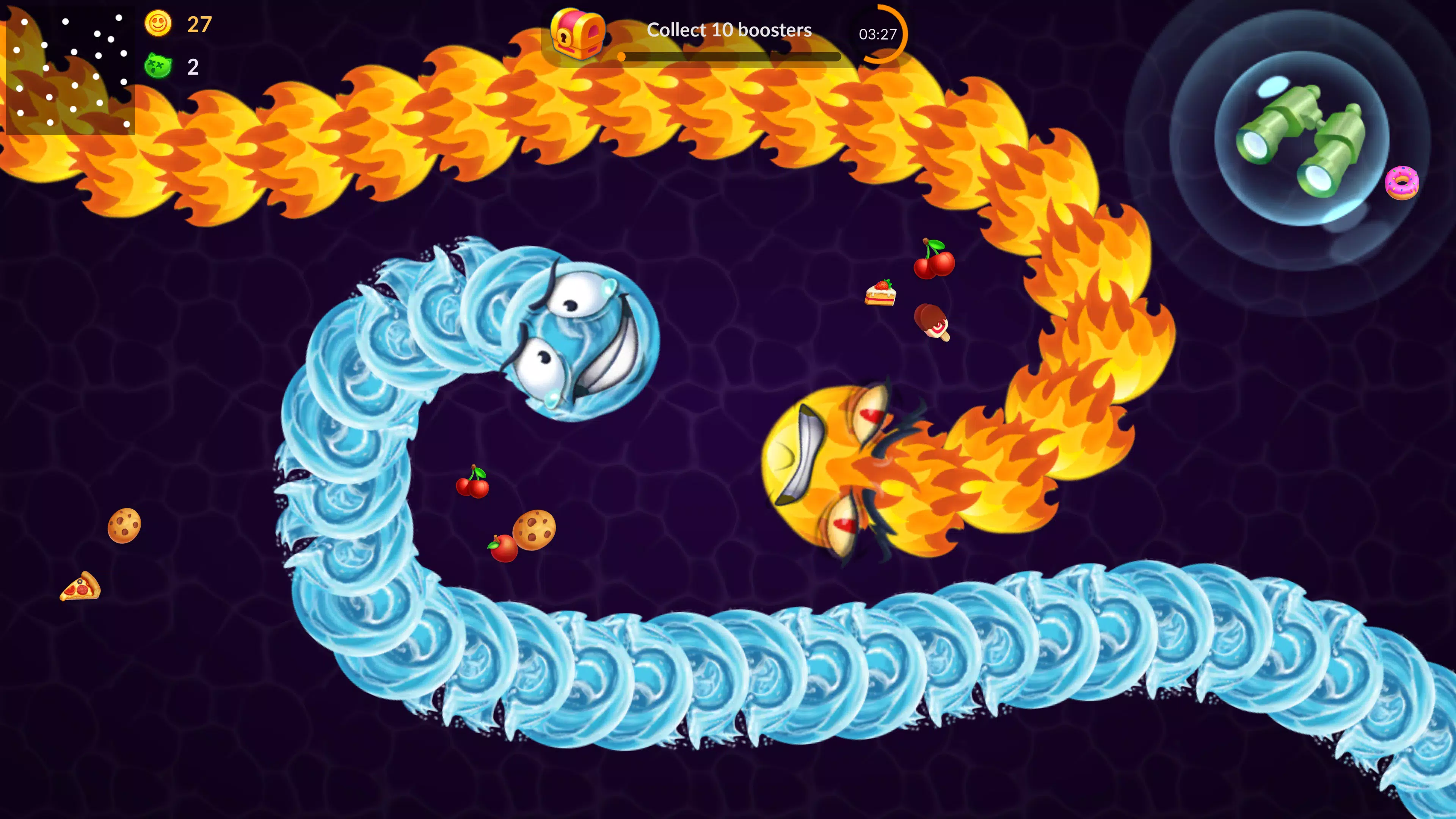 Snake Worms .io: Fun Game Zone экрана 2