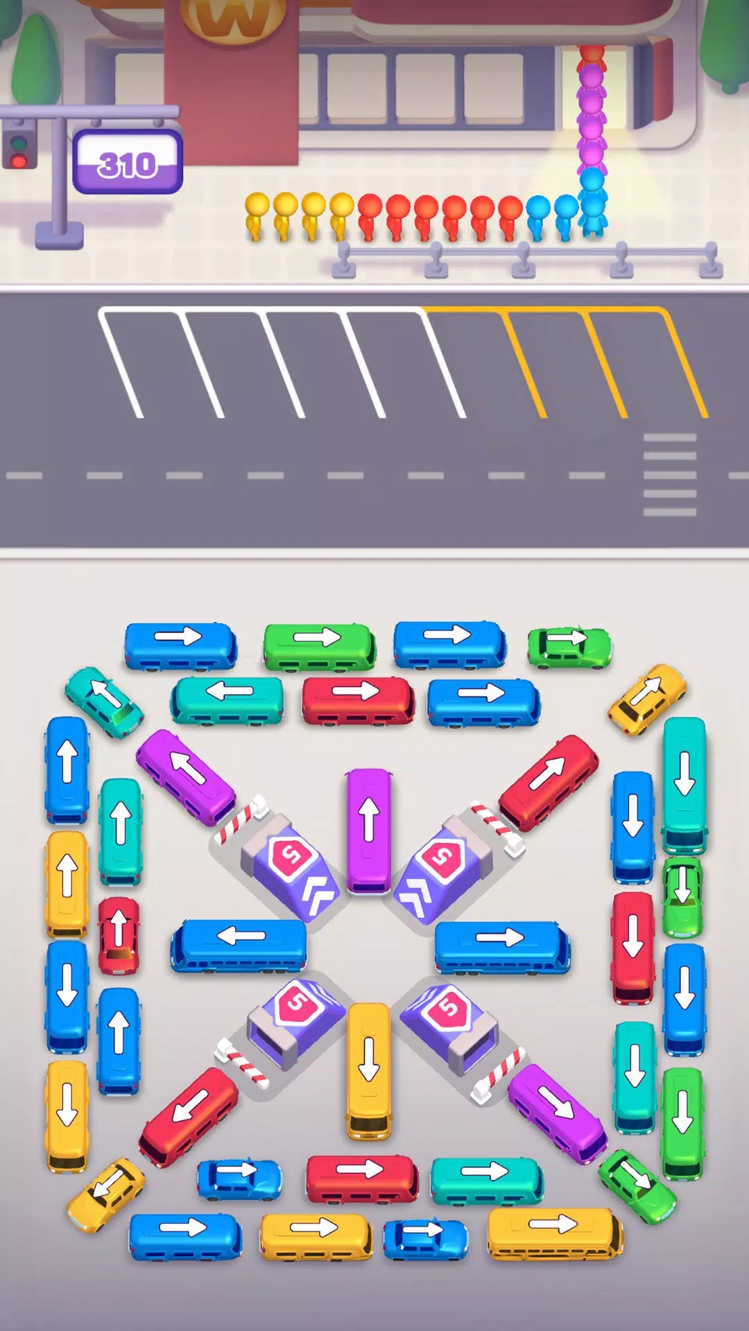 Screenshot Bus Away: Traffic Jam 4