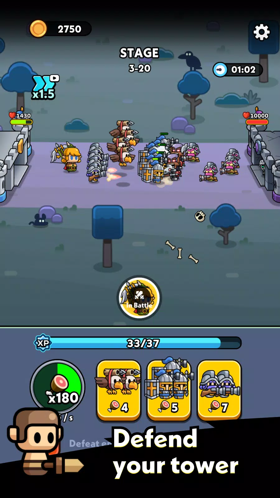 Tiny Warriors Go! screenshot 3