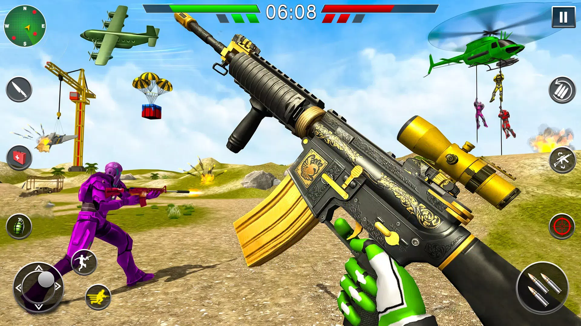 Robot Gun Battle: Offline FPS Screenshot 3