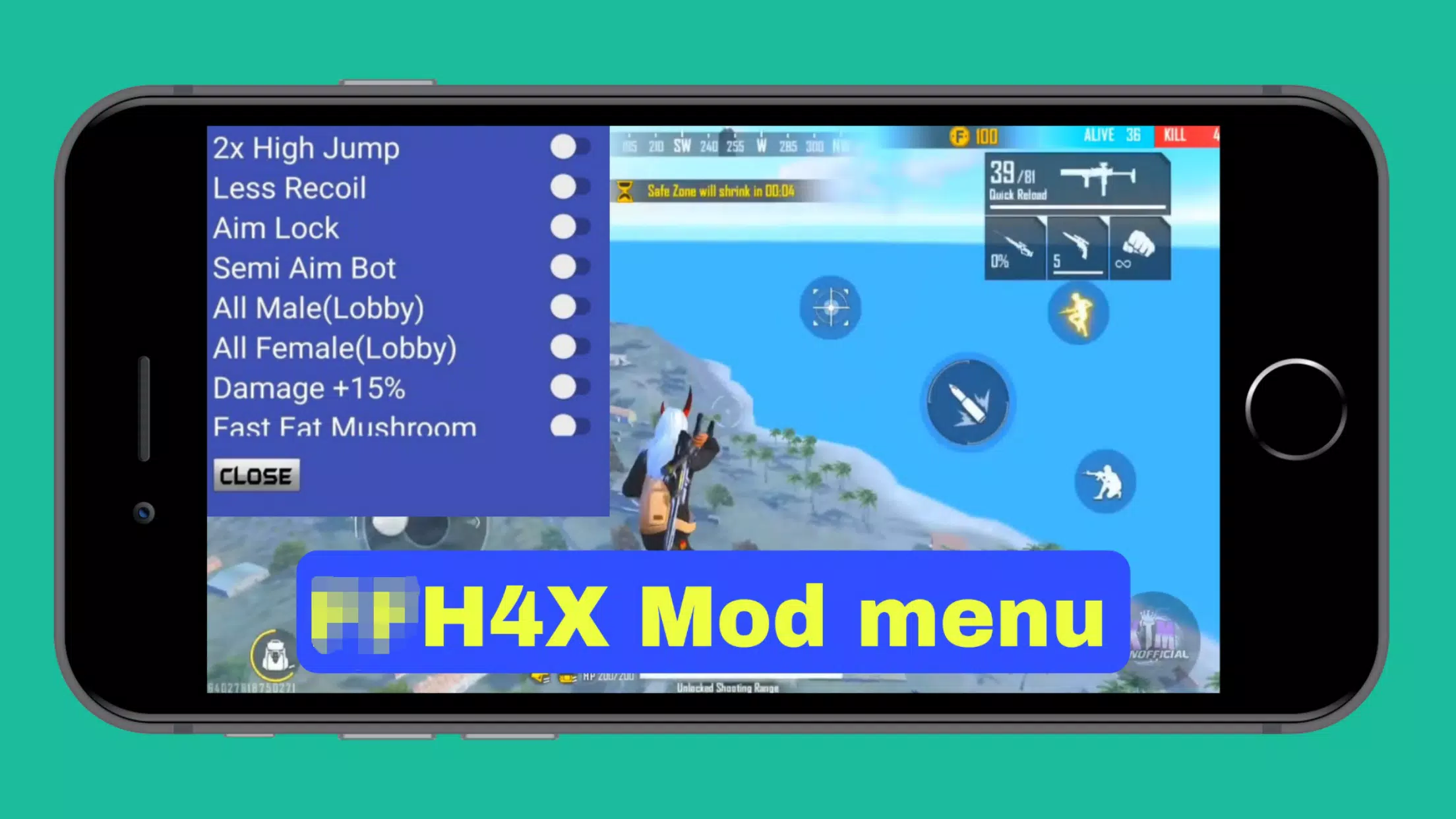 Fire Mod Menu स्क्रीनशॉट 2