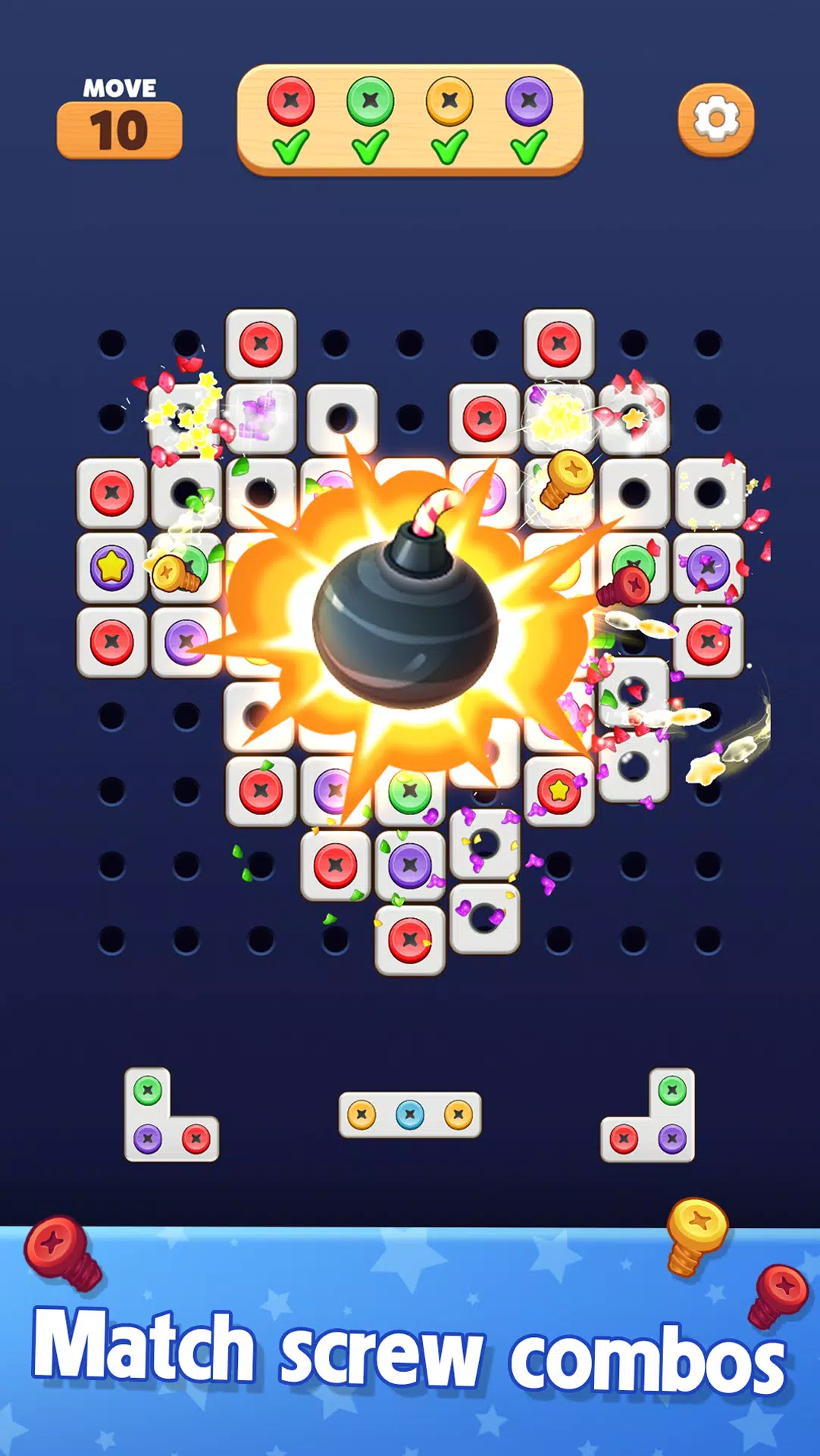 Screw Blast: Match The Bolts zrzut ekranu 4