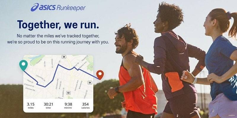 ASICS Runkeeper screenshot 1