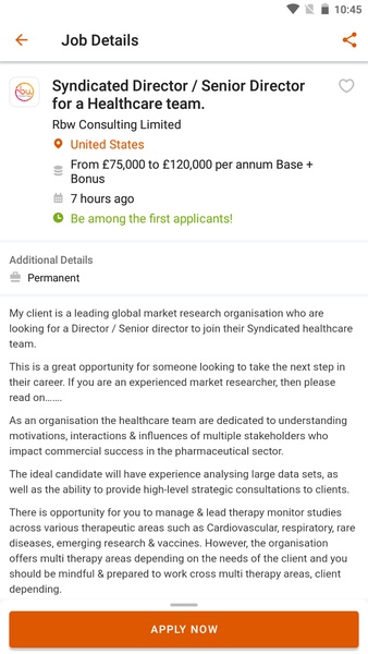 Totaljobs - UK Job Search App captura de pantalla 